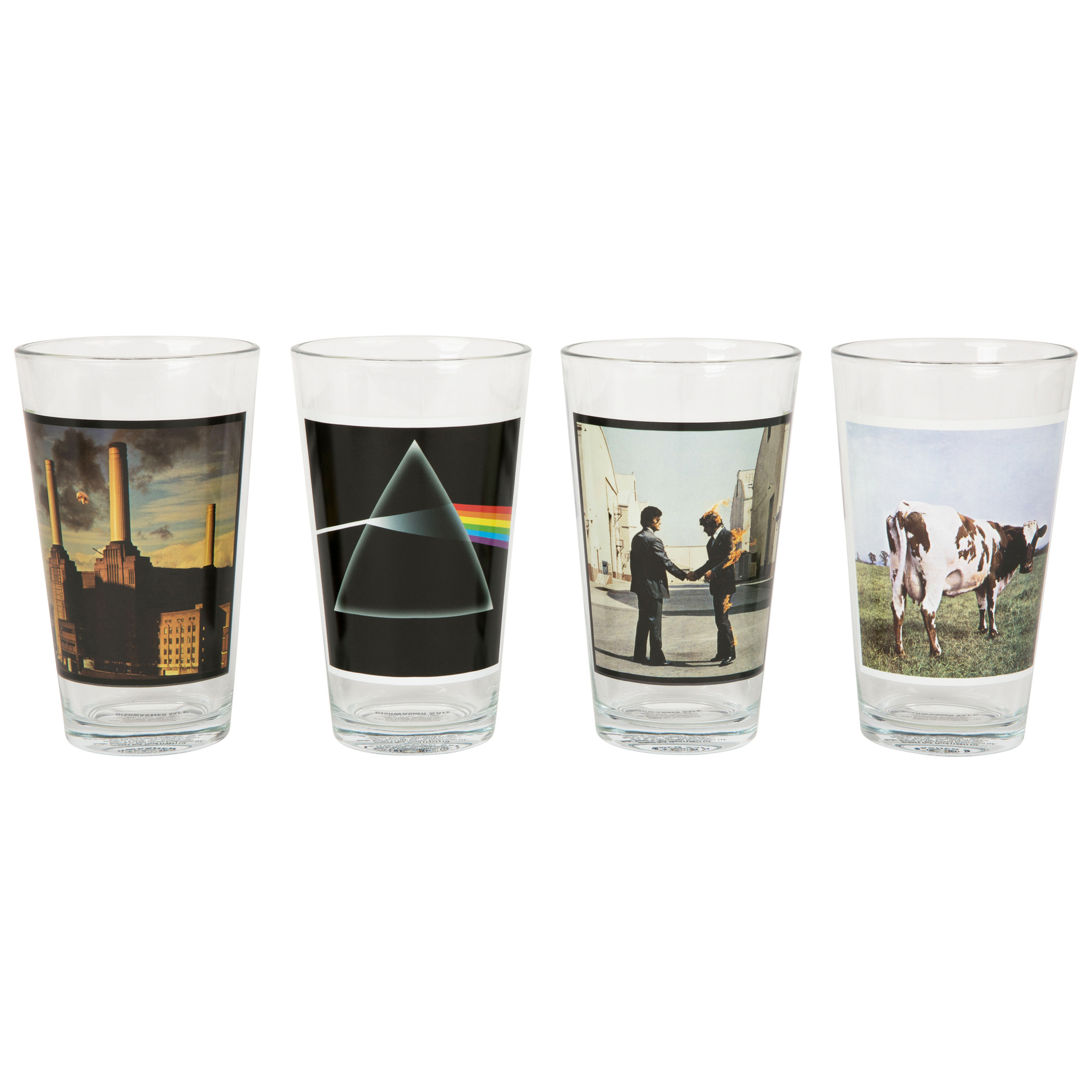 Pink Floyd Album Covers 4-Pack Pint Glass Set